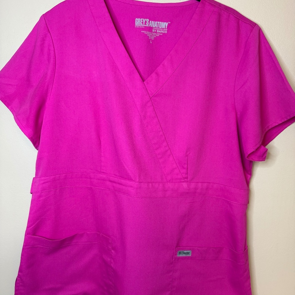 Grey's Anatomy Nursing Scrub Top